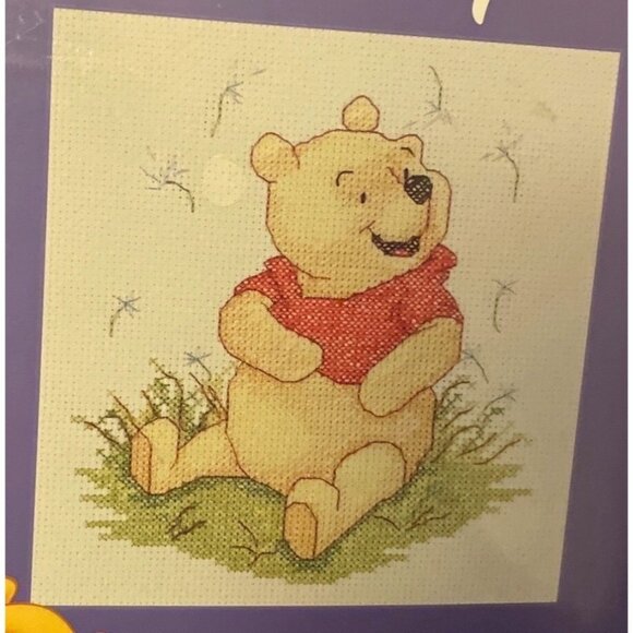 Cross Stitch Kit Janlynn Disney Winnie The Pooh Watercolor 14 Ct #1134-77 Sealed - Picture 4 of 4